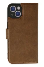 Newface iPhone 14 Plus Kılıf Trend S Plus Kapaklı Kılıf - Taba