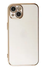 Newface iPhone 14 Plus Kılıf Volet Silikon - Beyaz - Görsel 2