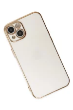 Newface iPhone 14 Plus Kılıf Volet Silikon - Beyaz - Görsel 3