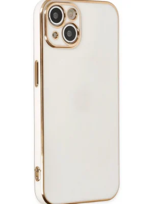 Newface iPhone 14 Plus Kılıf Volet Silikon - Beyaz