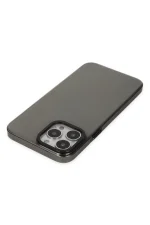 Newface iPhone 14 Pro Kılıf Anka PC Sert Metal Kapak - Siyah - Görsel 3