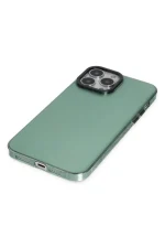 Newface iPhone 14 Pro Kılıf Anka PC Sert Metal Kapak - Yeşil - Görsel 3