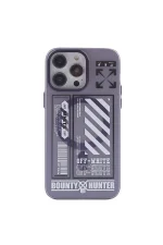 Newface iPhone 14 Pro Kılıf Apollo Magneticsafe Desenli Kapak - Apollo Mor - 1 - Görsel 3