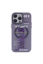 Newface iPhone 14 Pro Kılıf Apollo Magneticsafe Desenli Kapak - Apollo Mor - 3 - Görsel 3