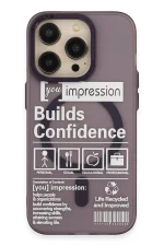 Newface iPhone 14 Pro Kılıf Apollo Magneticsafe Desenli Kapak - Apollo Mor - 6 - Görsel 3