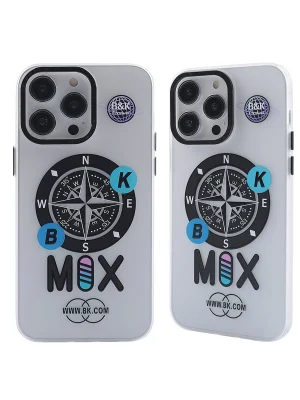 Newface iPhone 14 Pro Kılıf Apollo Magneticsafe Desenli Kapak - Apollo Şeffaf - 3