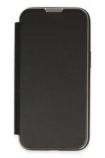 Newface iPhone 14 Pro Kılıf Dolpin Kapaklı - Siyah - Görsel 2