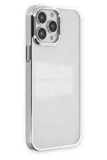 Newface iPhone 14 Pro Kılıf Element Silikon - Gümüş - Görsel 2