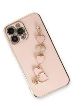 Newface iPhone 14 Pro Kılıf Esila Silikon - Pudra - Görsel 3