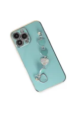 Newface iPhone 14 Pro Kılıf Esila Silikon - Su Yeşili - Görsel 3