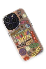 Newface iPhone 14 Pro Kılıf Estoril Desenli Kapak - Estoril - 14 - Görsel 3