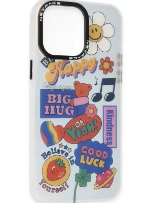 Newface iPhone 14 Pro Kılıf Estoril Desenli Kapak - Estoril - 15