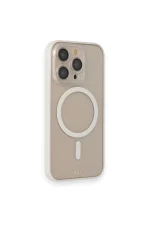 Newface iPhone 14 Pro Kılıf Grand Magneticsafe Kapak - Beyaz