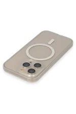 Newface iPhone 14 Pro Kılıf Grand Magneticsafe Kapak - Şeffaf - Görsel 3
