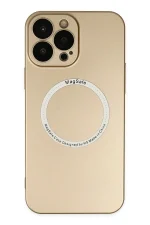 Newface iPhone 14 Pro Kılıf Jack Magneticsafe Lens Silikon - Gold