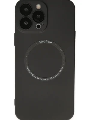 Newface iPhone 14 Pro Kılıf Jack Magneticsafe Lens Silikon - Siyah