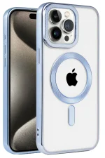 Newface iPhone 14 Pro Kılıf Kronos Magsafe Kapak - Sierra Blue