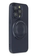 Newface iPhone 14 Pro Kılıf Lukka Magneticsafe Kapak - Lacivert - Görsel 2