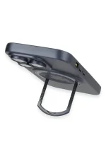 Newface iPhone 14 Pro Kılıf Lukka Magneticsafe Kapak - Lacivert - Görsel 4