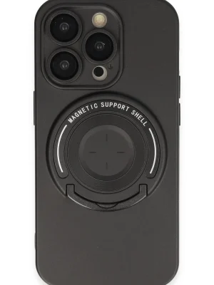 Newface iPhone 14 Pro Kılıf Lukka Magneticsafe Kapak - Siyah