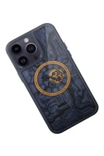 Newface iPhone 14 Pro Kılıf Magic Magneticsafe Silikon - Siyah - Görsel 2