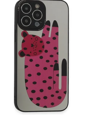 Newface iPhone 14 Pro Kılıf Mirror Desenli Kapak - Mirror - 12