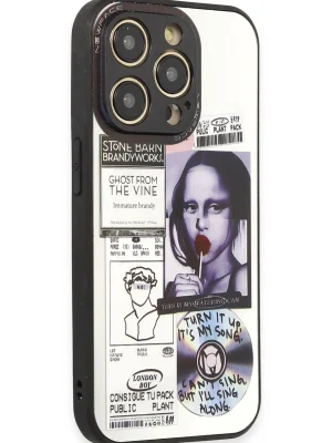 Newface iPhone 14 Pro Kılıf Mirror Desenli Kapak - Mirror - 2