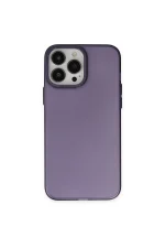 Newface iPhone 14 Pro Kılıf Modos Metal Kapak - Derin Mor