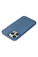 Newface iPhone 14 Pro Kılıf Modos Metal Kapak - Lacivert - Görsel 4
