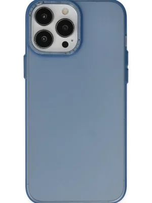 Newface iPhone 14 Pro Kılıf Modos Metal Kapak - Lacivert