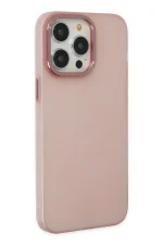 Newface iPhone 14 Pro Kılıf Modos Metal Kapak - Pembe - Görsel 2