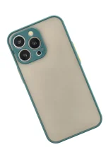 Newface iPhone 14 Pro Kılıf Montreal Silikon Kapak - Yeşil - Görsel 2