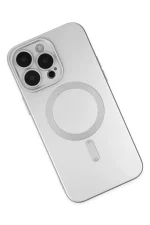 Newface iPhone 14 Pro Kılıf Moshi Lens Magneticsafe Silikon - Gümüş - Görsel 3
