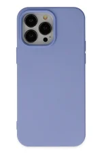 Newface iPhone 14 Pro Kılıf Nano içi Kadife Silikon - Lila