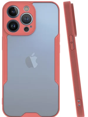 Newface iPhone 14 Pro Kılıf Platin Silikon - Pembe