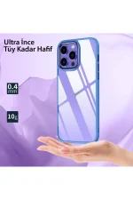 Newface iPhone 14 Pro Kılıf Power Silikon - Lila - Görsel 2