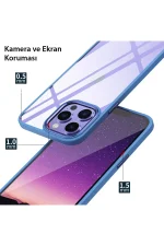 Newface iPhone 14 Pro Kılıf Power Silikon - Lila - Görsel 7