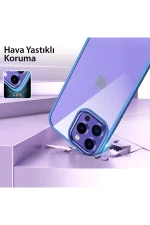 Newface iPhone 14 Pro Kılıf Power Silikon - Sierra Blue - Görsel 5