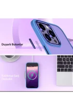 Newface iPhone 14 Pro Kılıf Power Silikon - Siyah - Görsel 4