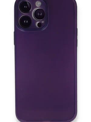 Newface iPhone 14 Pro Kılıf PP Ultra İnce Kapak - Mor