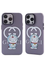 Newface iPhone 14 Pro Kılıf Prada Desenli Kapak - Prada Mor - 3 - Görsel 3