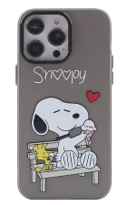 Newface iPhone 14 Pro Kılıf Prada Desenli Kapak - Prada Siyah - 2