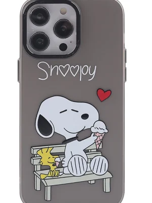 Newface iPhone 14 Pro Kılıf Prada Desenli Kapak - Prada Siyah - 2