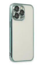 Newface iPhone 14 Pro Kılıf Razer Lensli Silikon - Yeşil - Görsel 3