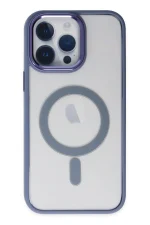 Newface iPhone 14 Pro Kılıf Room Magneticsafe Silikon - Sierra Blue - Görsel 2