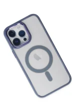 Newface iPhone 14 Pro Kılıf Room Magneticsafe Silikon - Sierra Blue - Görsel 3