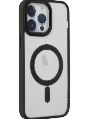 Newface iPhone 14 Pro Kılıf Room Magneticsafe Silikon - Siyah