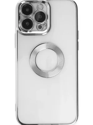 Newface iPhone 14 Pro Kılıf Slot Silikon - Gümüş