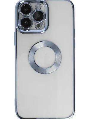 Newface iPhone 14 Pro Kılıf Slot Silikon - Sierra Blue