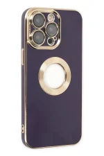 Newface iPhone 14 Pro Kılıf Store Silikon - Derin Mor